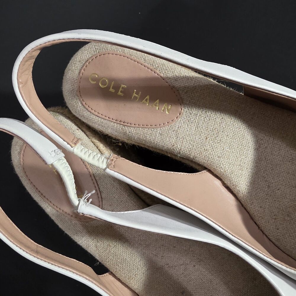 Cole Haan Espadrilles Wedge Sandals Sz 7.5 B - Picture 4 of 12